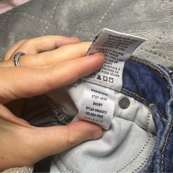 Hudson Jeans Weekender Step Hem Skirt - Picture 8 of 8